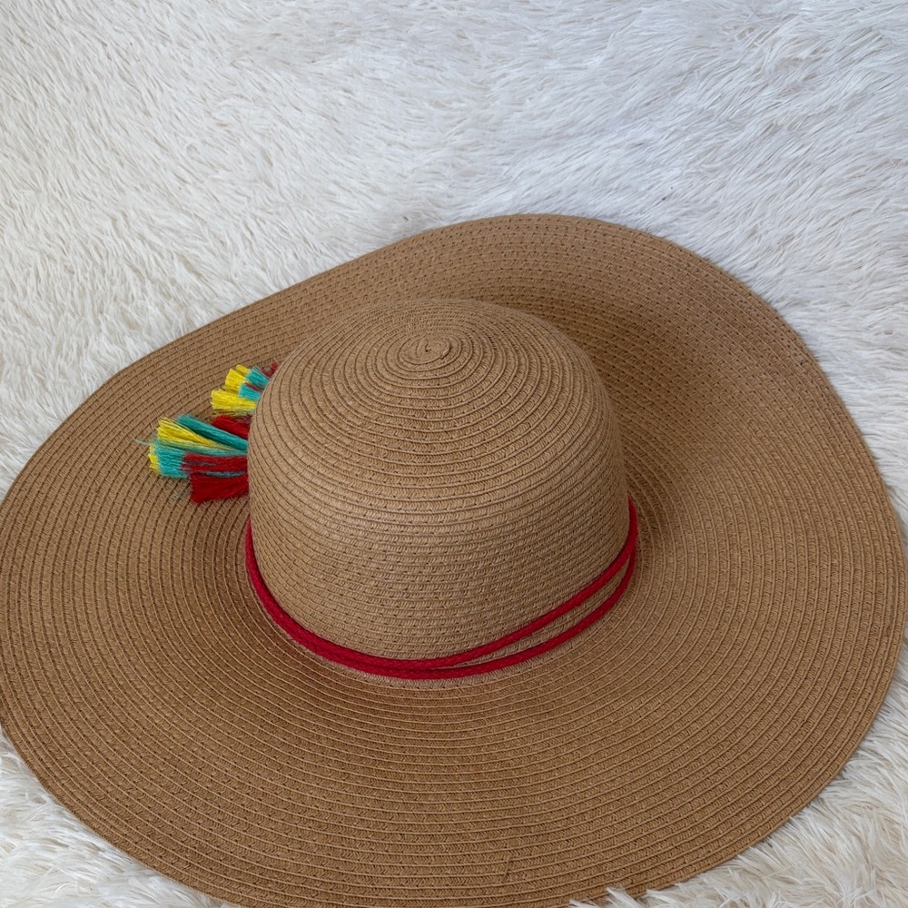 Serra Women’s Brown Sun Hat with Red Band